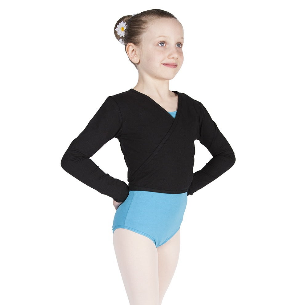 Starlite Crossover Ballet Cardigan in Black Dance Street